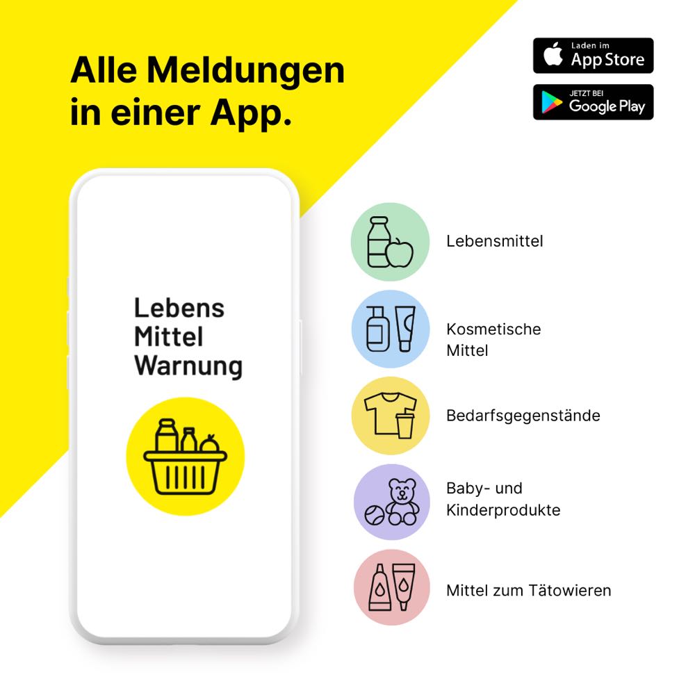 Lebensmittelwarnungen per Push-Nachricht aufs Smartphone