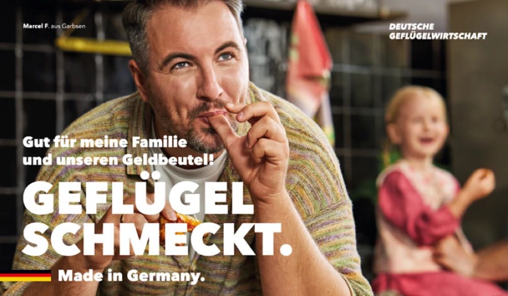 Geflügelwirtschaft präsentiert neuen Branchenslogan