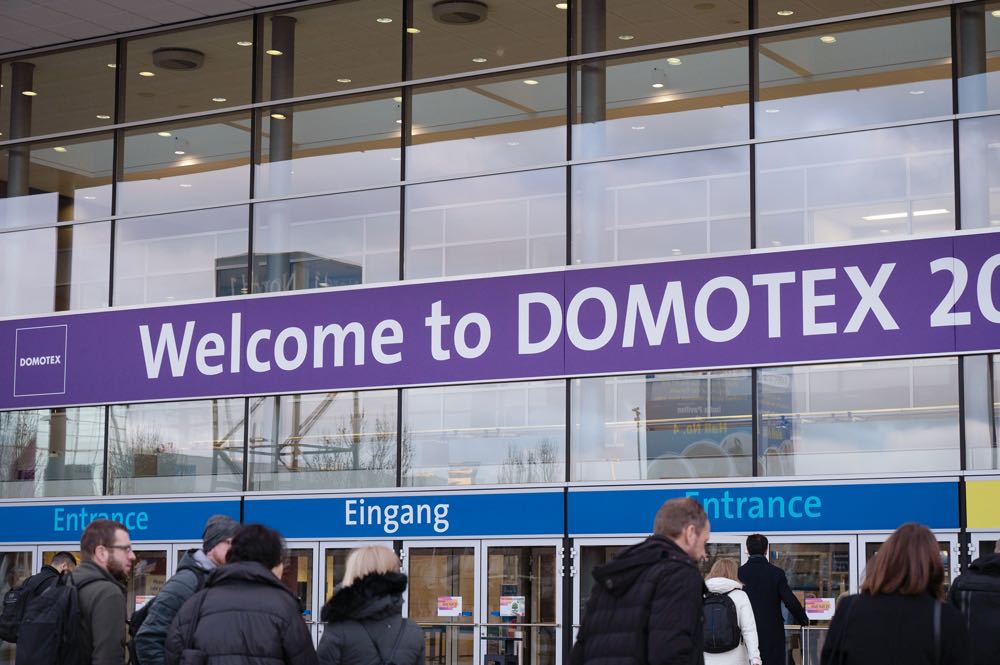 Expanded Domotex every two years from 2026, no Carpets & Rugs Edition in 2025