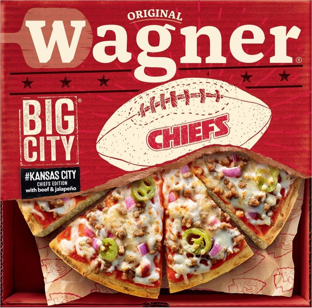 Wagner Pizza kooperiert mit den Kansas City Chiefs