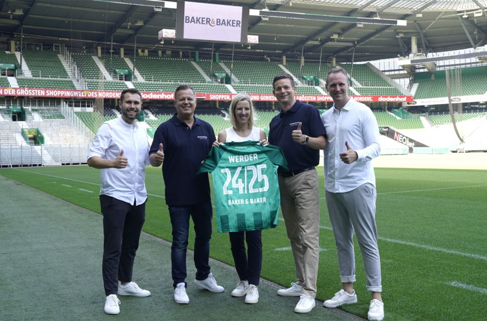 Baker & Baker wird Sponsor bei Werder Bremen