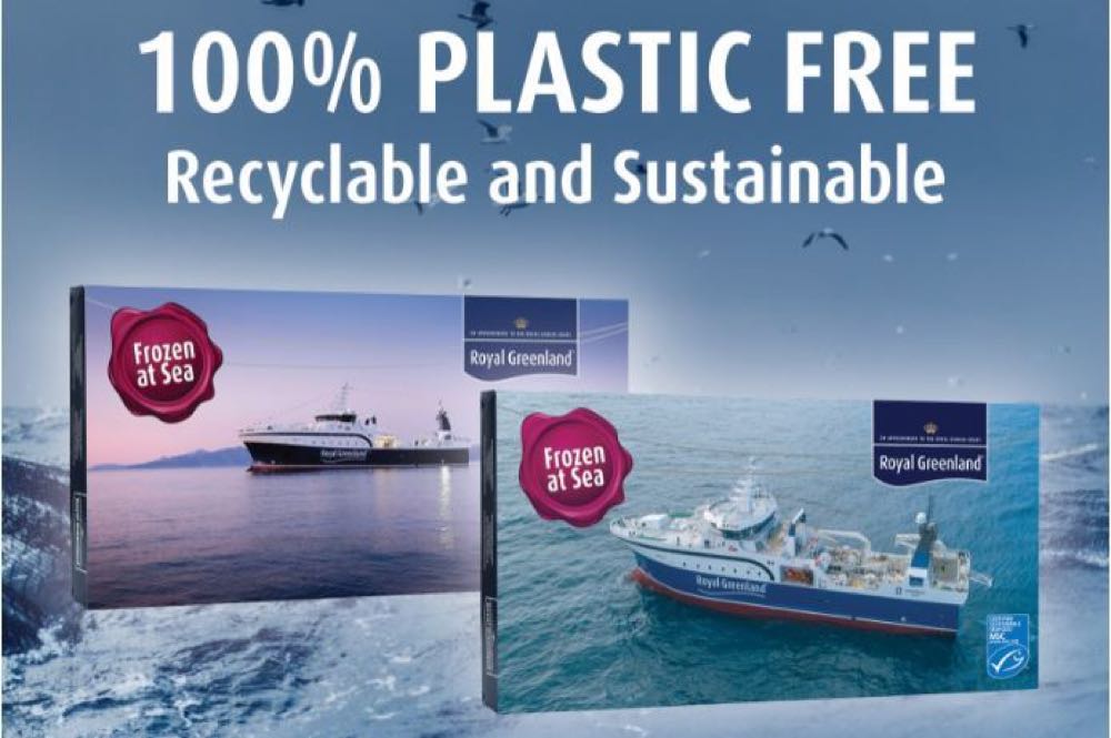 Grönland: Royal Greenland führt "100% recycelbare Verpackung" ein