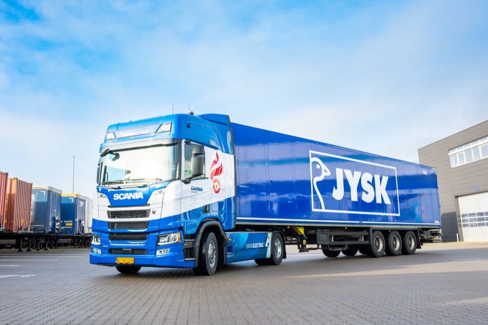 Jysk: Elektro-LKW in Dänemark im Einsatz