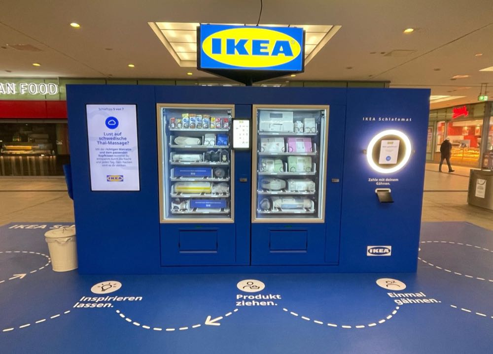 Ikea: Schlafomat an drei Bahnhöfen