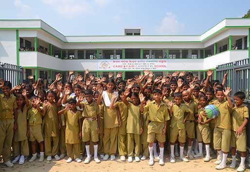 Carpet XL Schule in Uttar Pradesch